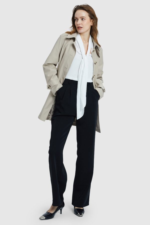 Classic Windproof Belted Hudson Trench - Image 9