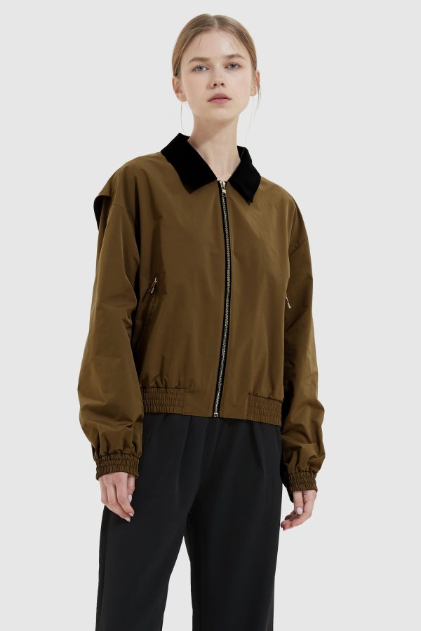 Collared Bomber Jacket - Image 2