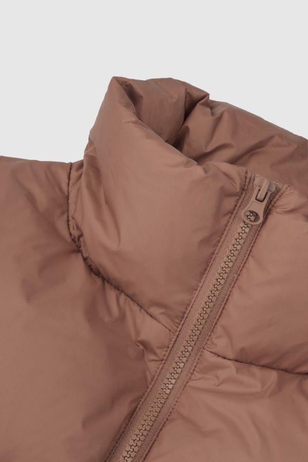Cropped Puffer Down Vest - Image 36