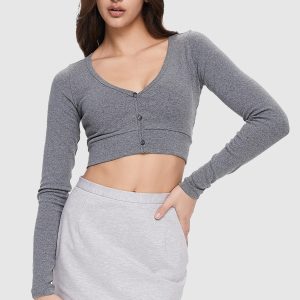 Cropped Pullover Sweater