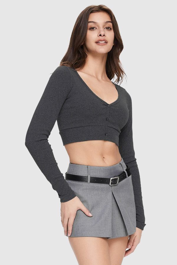 Cropped Pullover Sweater - Image 6