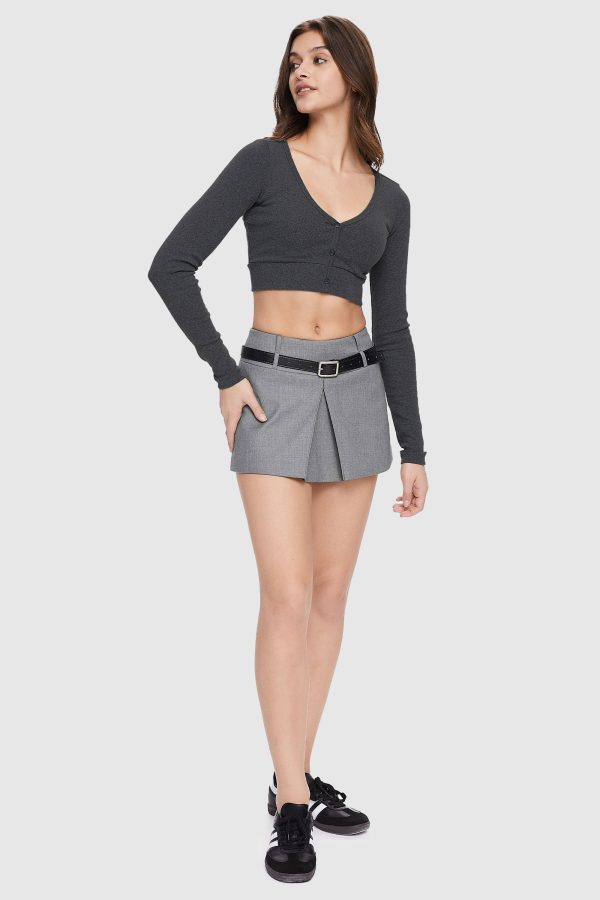 Cropped Pullover Sweater - Image 7