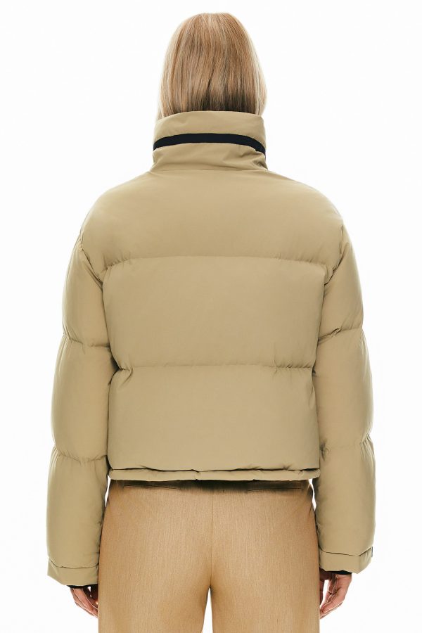 Cropped Quilted Down Puffer Jacket - Image 12