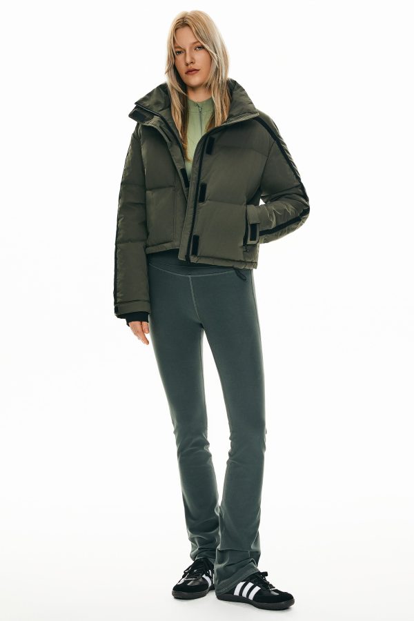 Cropped Quilted Down Puffer Jacket - Image 13