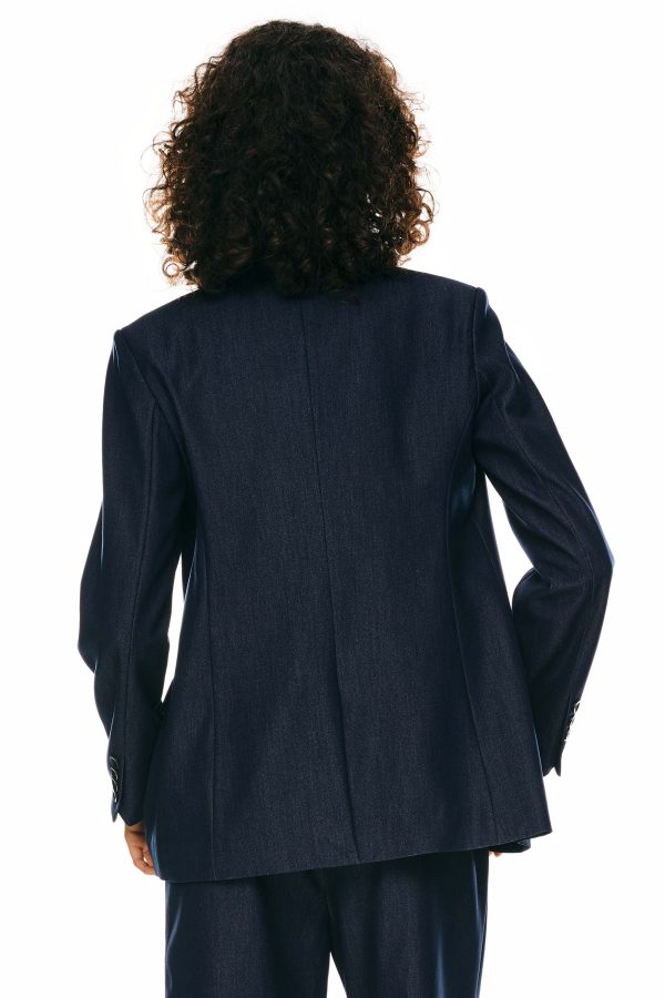 Double-Breasted Business Blazer - Image 19