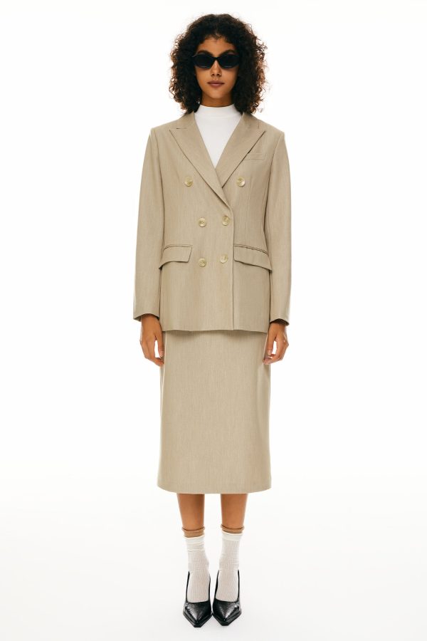 Double-Breasted Business Blazer - Image 9