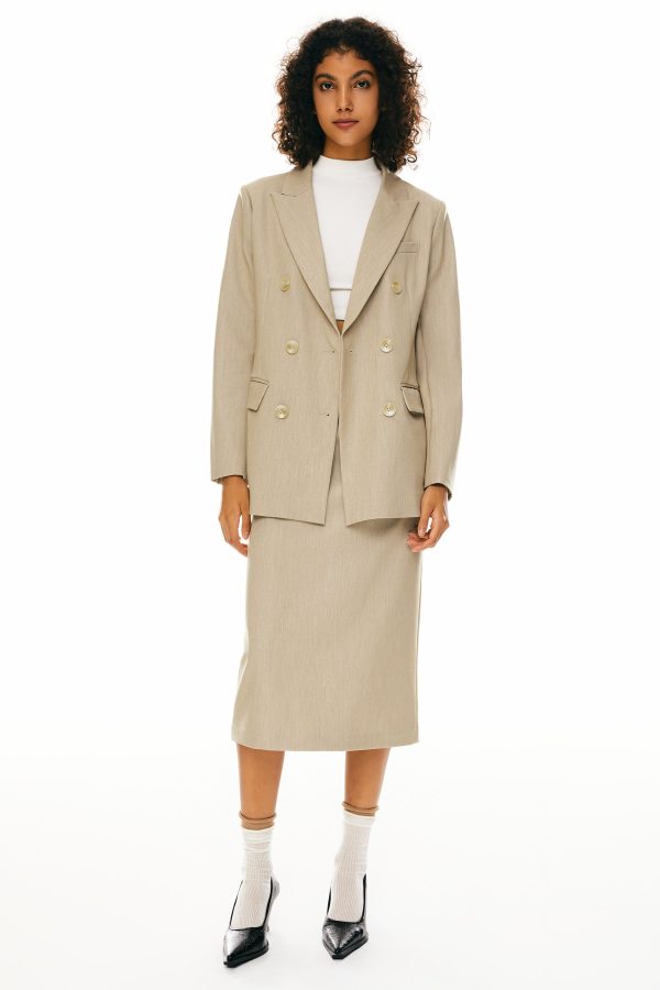 Double-Breasted Business Blazer - Image 7