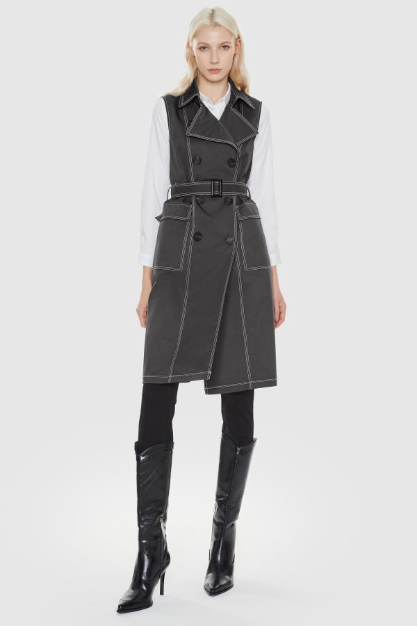 Double-Breasted Long Vest - Image 10