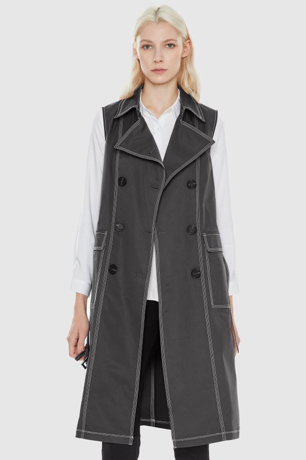 Double-Breasted Long Vest - Image 11