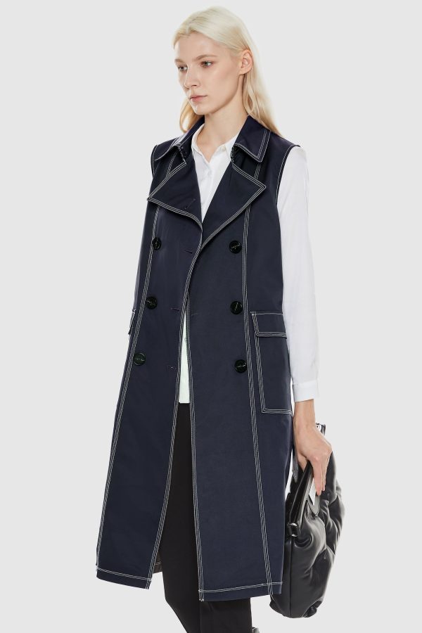 Double-Breasted Long Vest - Image 4