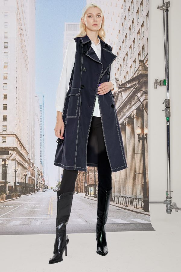 Double-Breasted Long Vest - Image 9
