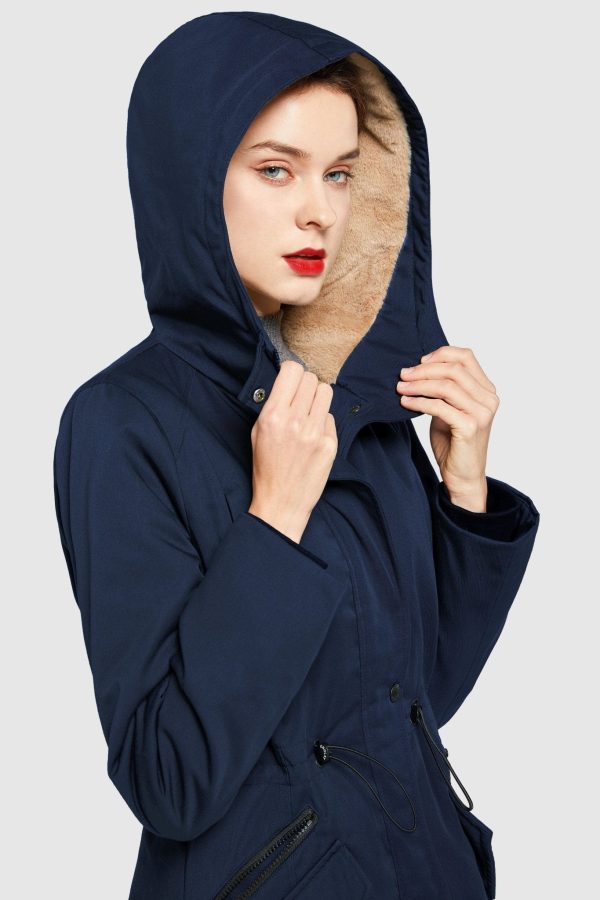 Fleece-Lined Hooded Parka Jacket with Pockets - Image 31