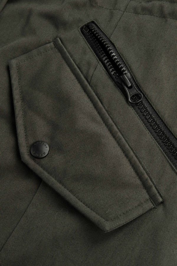 Fleece-Lined Hooded Parka Jacket with Pockets - Image 71
