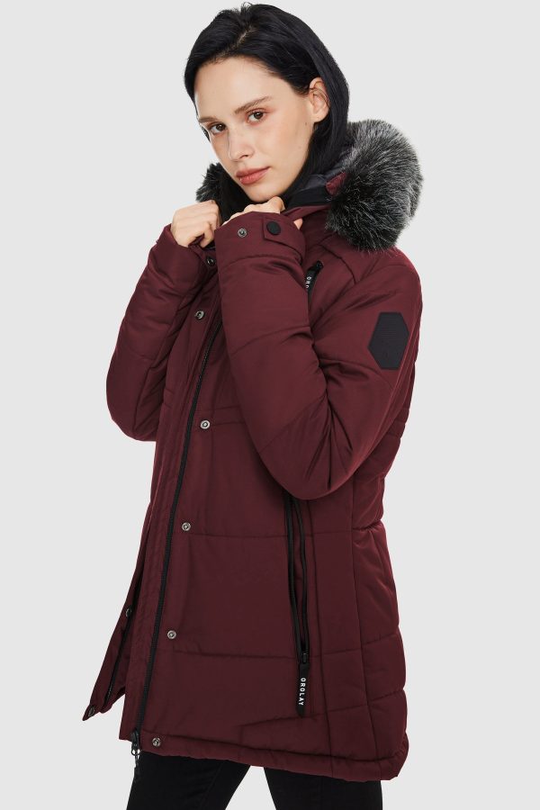 Faux Fur Hooded Mountain Parka Jacket - Image 40
