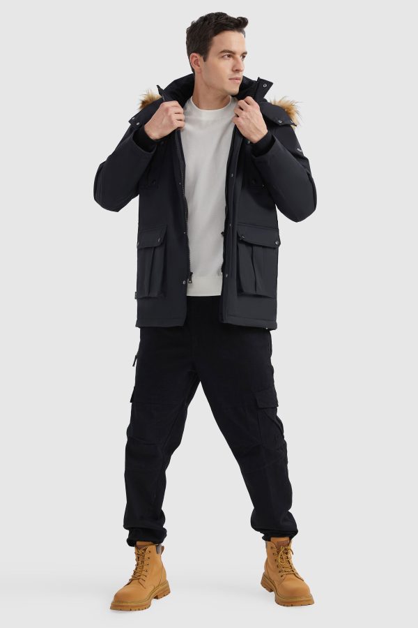 Faux Fur Thicken Outwear Jacket - Image 5
