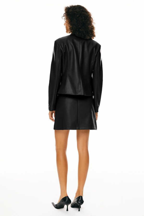 Faux Leather Jacket - Image 11