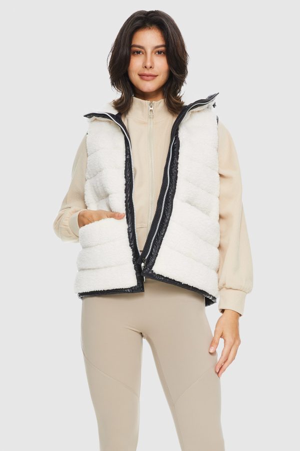 Hooded Fleece Down Vest - Image 6