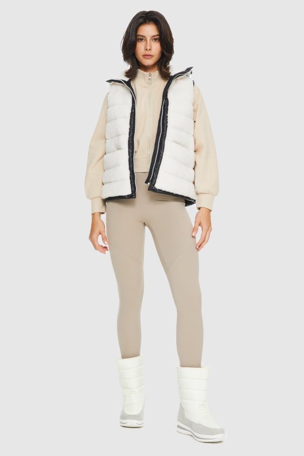 Hooded Fleece Down Vest - Image 5