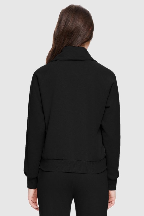 Half-Zip Cropped Sweatshirt - Image 13