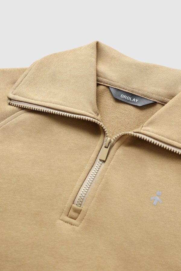 Half-Zip Cropped Sweatshirt - Image 7