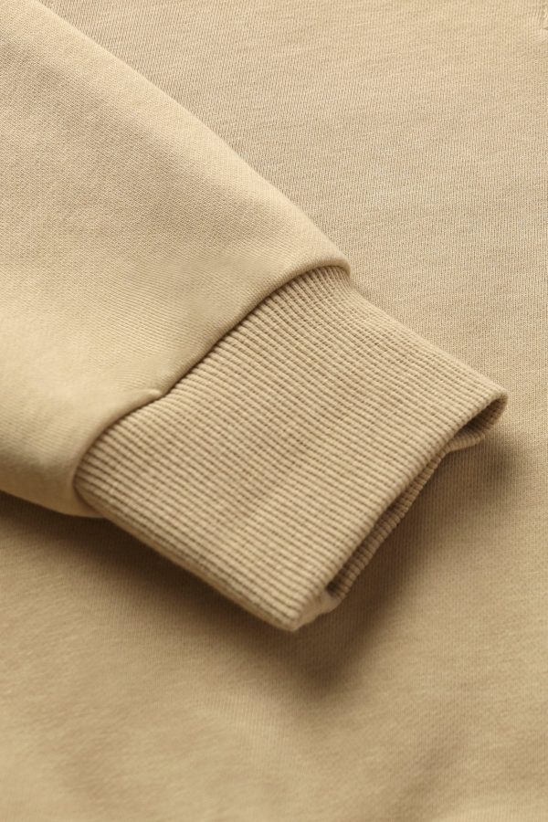 Half-Zip Cropped Sweatshirt - Image 8