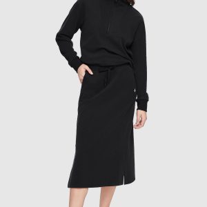 Half Zip High Neck Sweatshirt