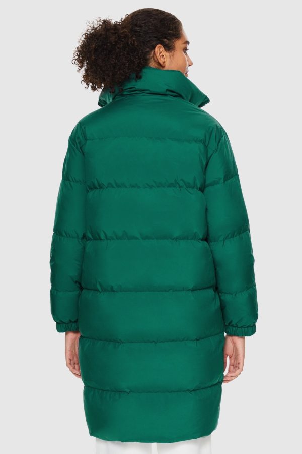 High Collar Long-sleeve Down Puffer Jacket - Image 11