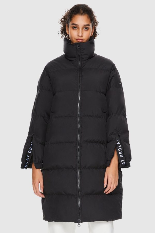 High Collar Long-sleeve Down Puffer Jacket - Image 6