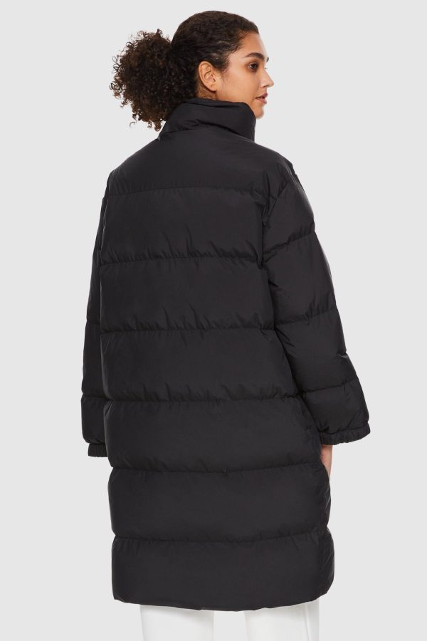 High Collar Long-sleeve Down Puffer Jacket - Image 7