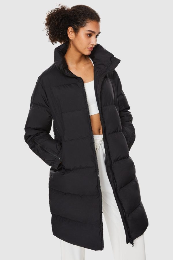 High Collar Long-sleeve Down Puffer Jacket - Image 8
