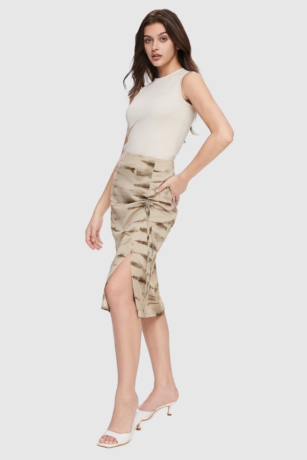 High Waist Casual Pencil Skirt - Image 11