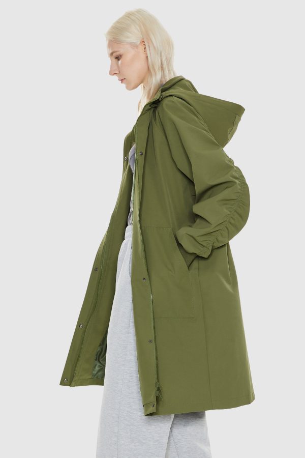 Hooded Belted Trench - Image 4