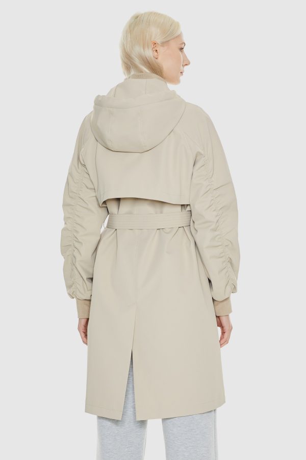 Hooded Belted Trench - Image 7