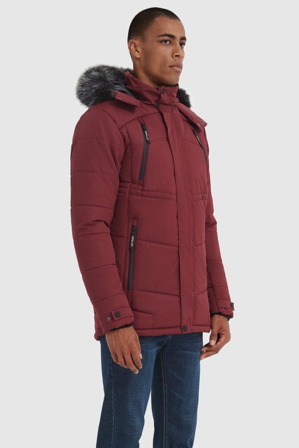 Hooded Mountain Parka with Faux Fur - Image 10
