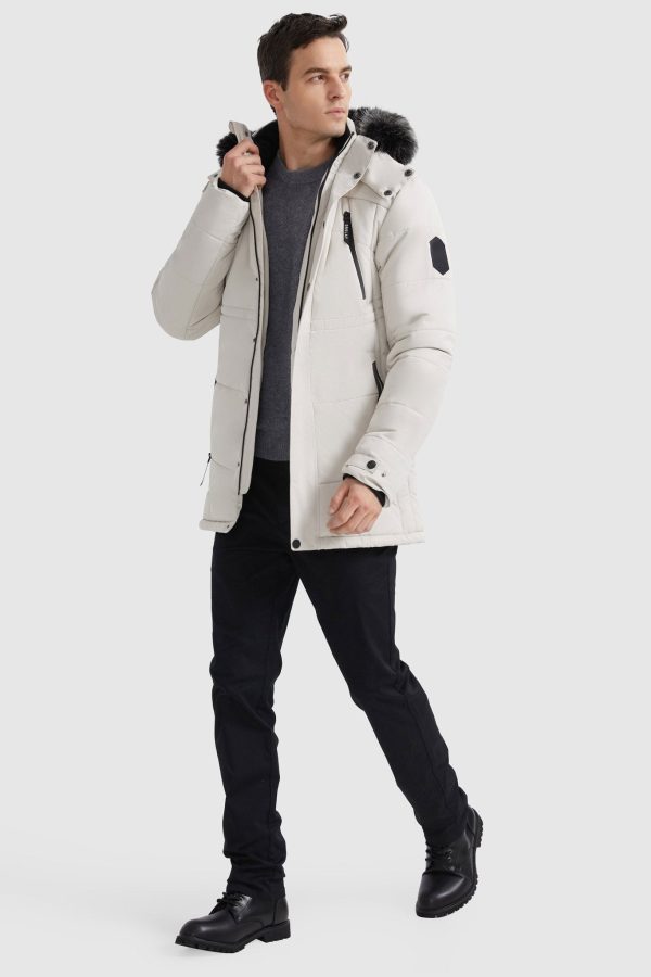 Hooded Mountain Parka with Faux Fur - Image 11