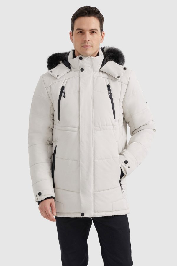 Hooded Mountain Parka with Faux Fur - Image 12