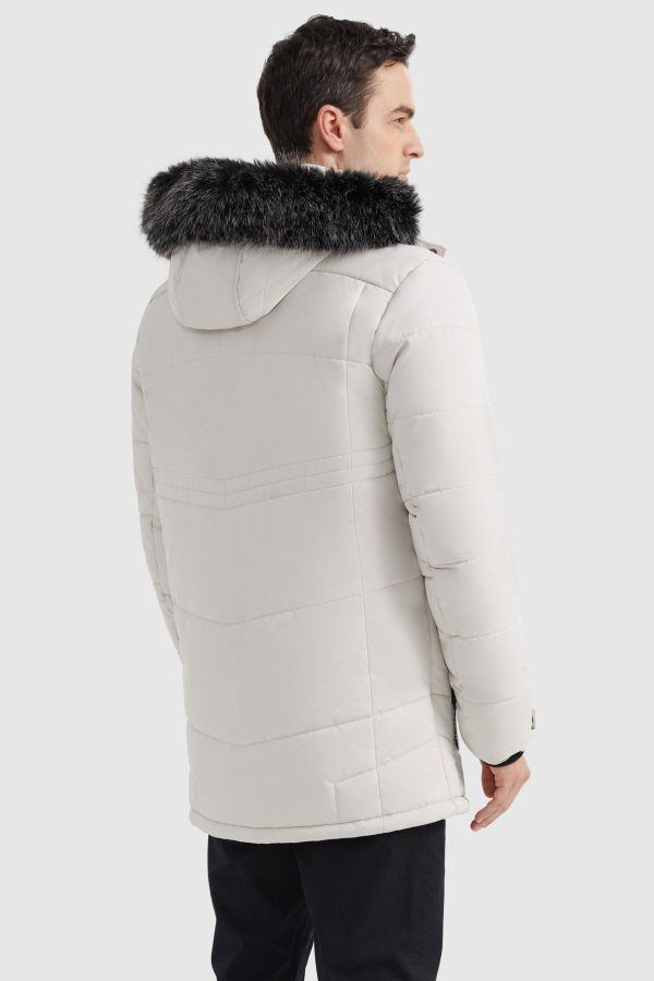Hooded Mountain Parka with Faux Fur - Image 13