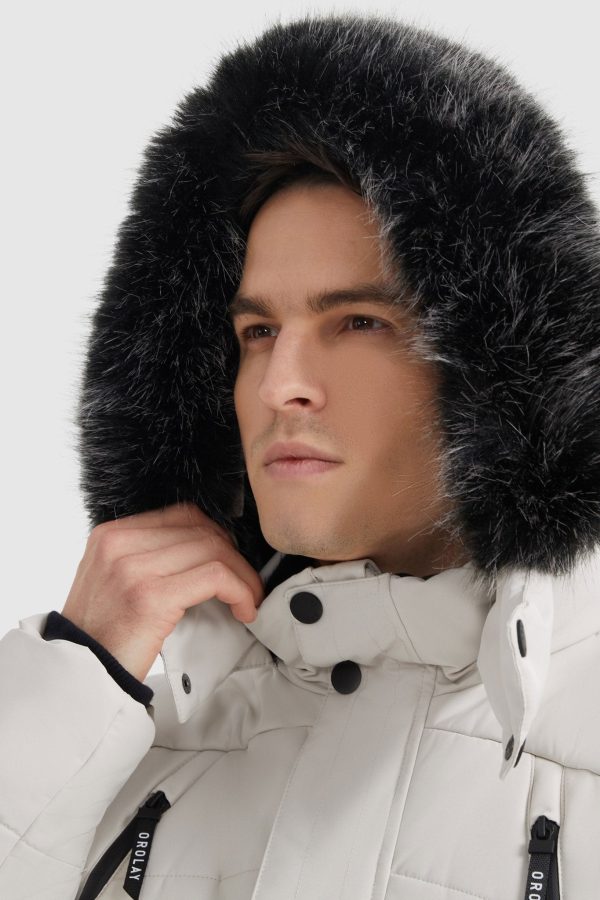Hooded Mountain Parka with Faux Fur - Image 14