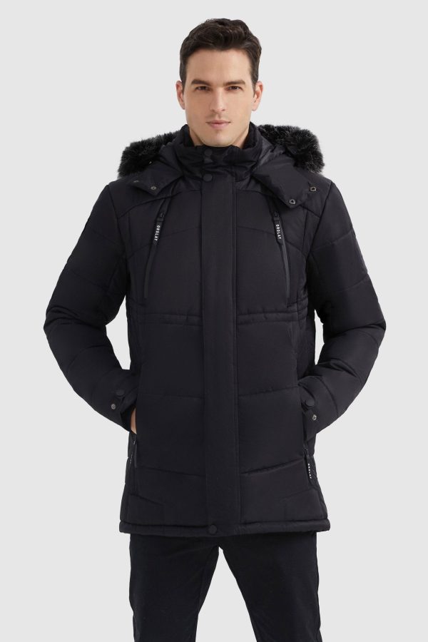 Hooded Mountain Parka with Faux Fur - Image 16