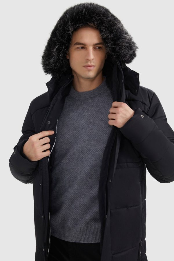 Hooded Mountain Parka with Faux Fur - Image 18