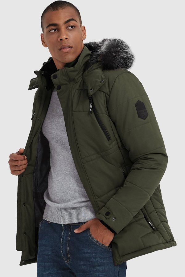 Hooded Mountain Parka with Faux Fur - Image 2