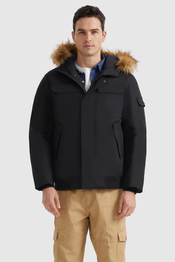 Hooded Mountain Parka with Faux Fur - Image 2