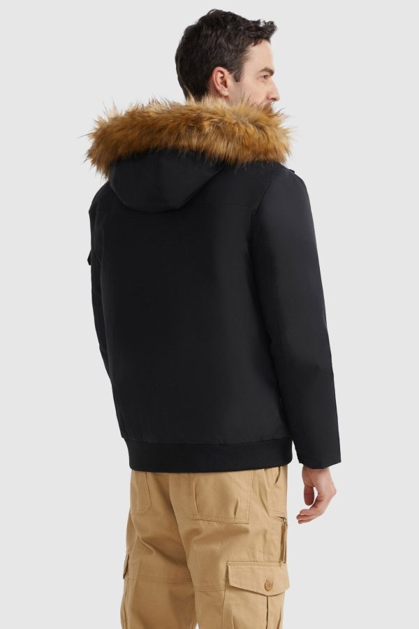 Hooded Mountain Parka with Faux Fur - Image 3