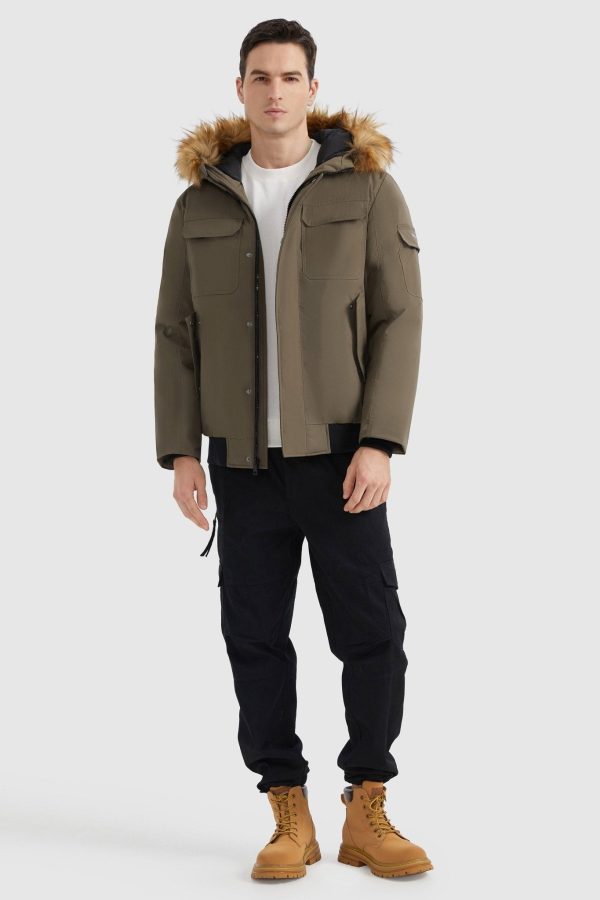 Hooded Mountain Parka with Faux Fur - Image 5