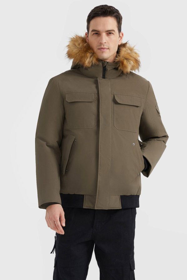 Hooded Mountain Parka with Faux Fur - Image 6