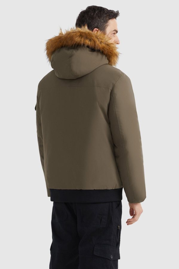Hooded Mountain Parka with Faux Fur - Image 7