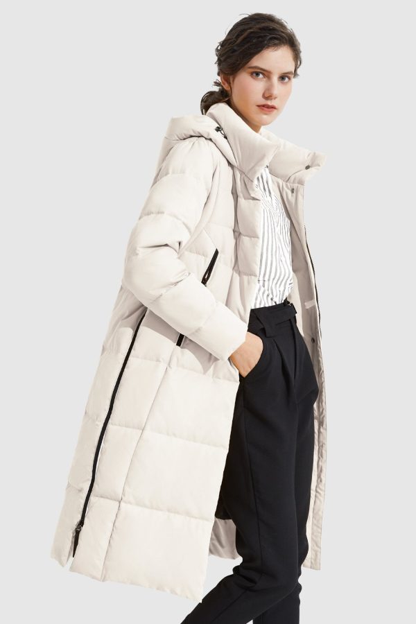Knee Length Thickened Down Jacket - Image 43