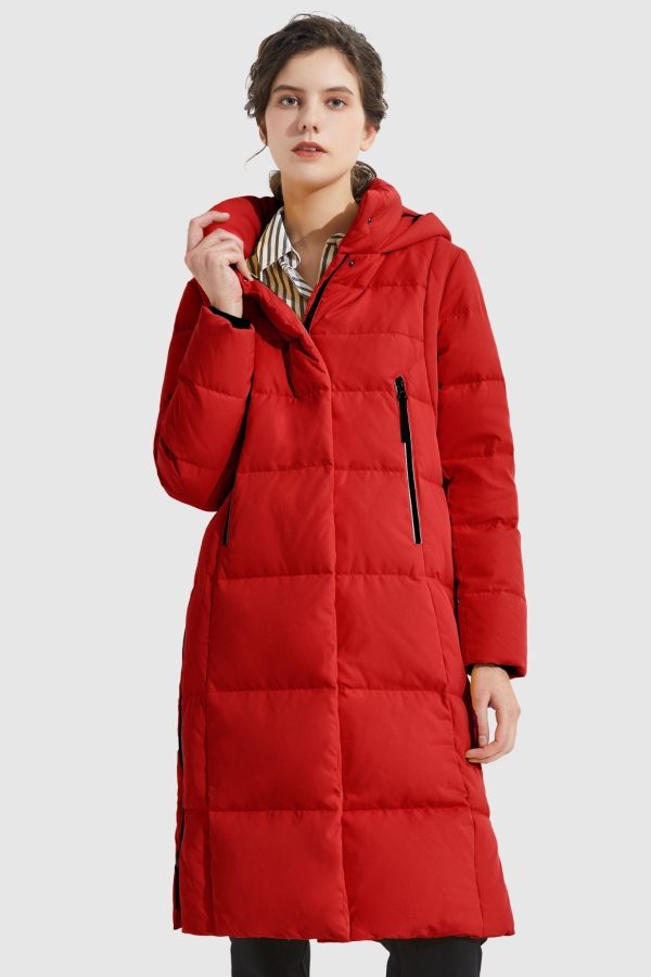 Knee Length Thickened Down Jacket - Image 21
