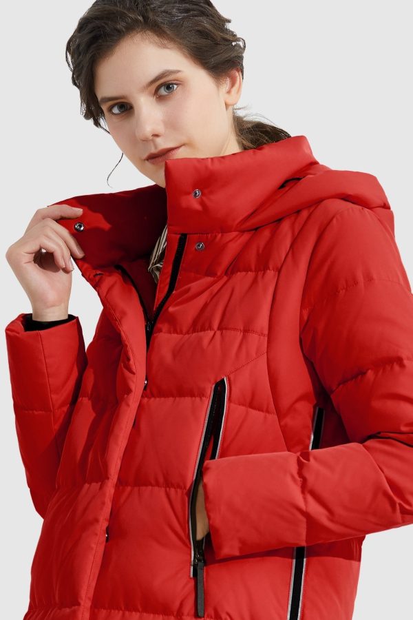 Knee Length Thickened Down Jacket - Image 23