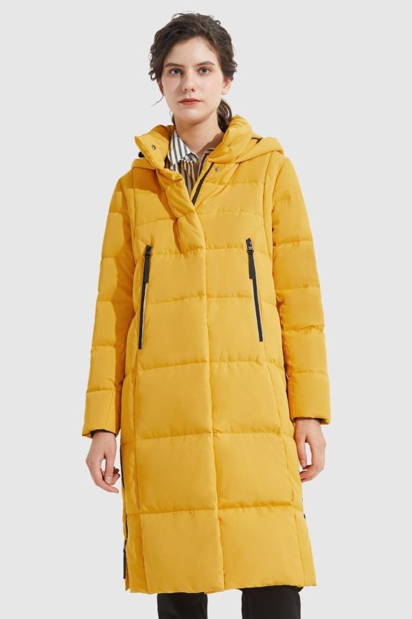 Knee Length Thickened Down Jacket - Image 38